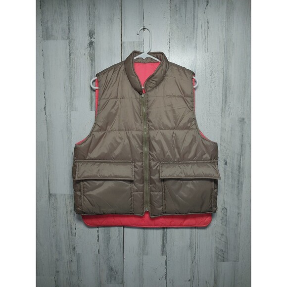 Vintage Field And Fireside Men's Sm/Med Reversible Quilted Hunting Vest - Picture 1 of 8